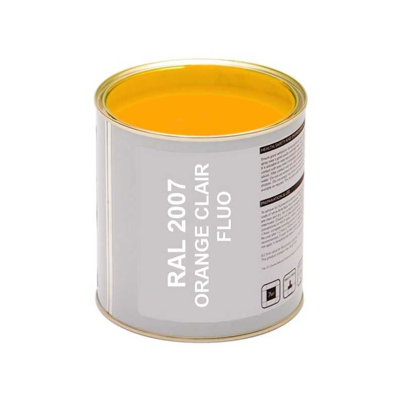 PEINTURE FLUO ORANGE CLAIR