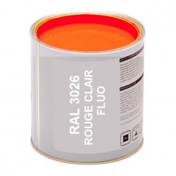 PEINTURE FLUO ROUGE CLAIR