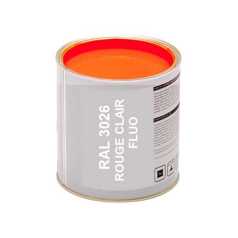 PEINTURE FLUO ROUGE CLAIR